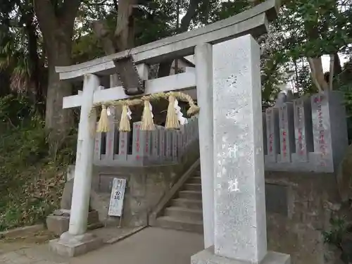 柴崎神社の鳥居