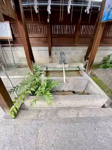 文子天満宮の手水舎