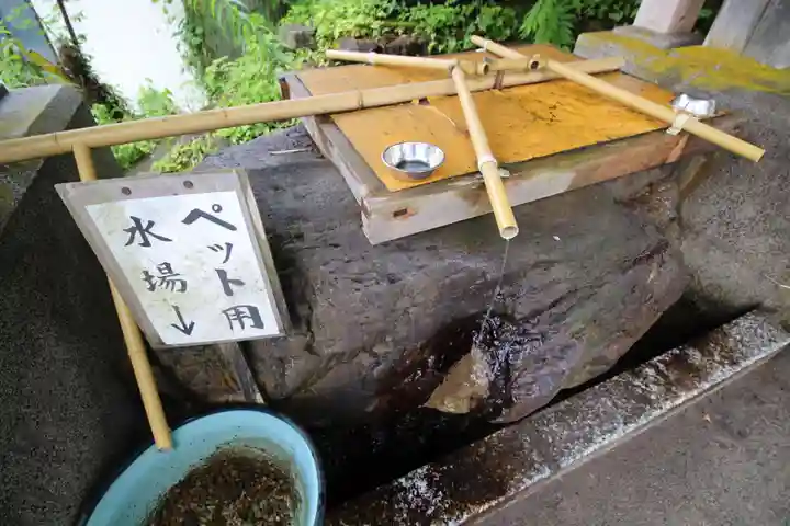武蔵御嶽神社の手水舎