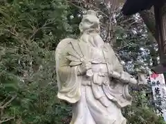 古井の天狗山の像