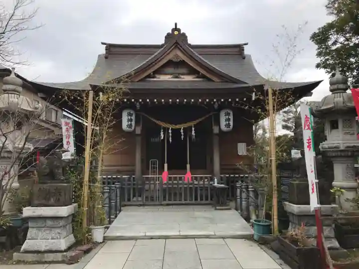 矢向日枝神社の本殿・本堂