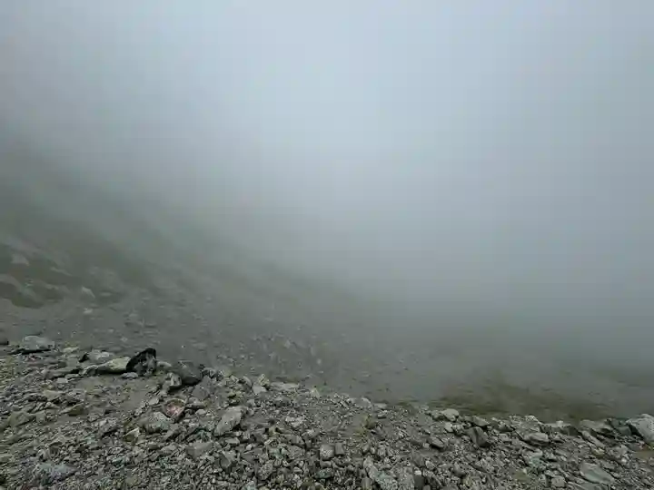 雄山神社峰本社の景色