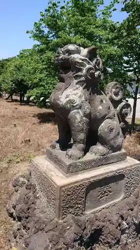 赤城久伊豆神社の狛犬