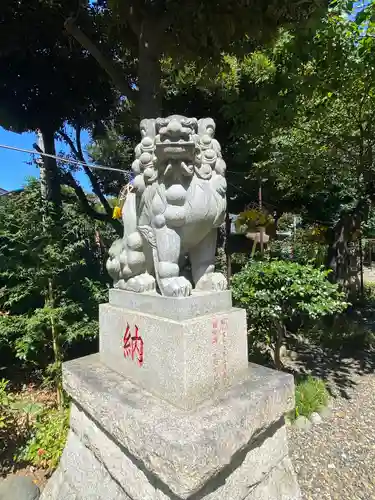 菊田神社の狛犬