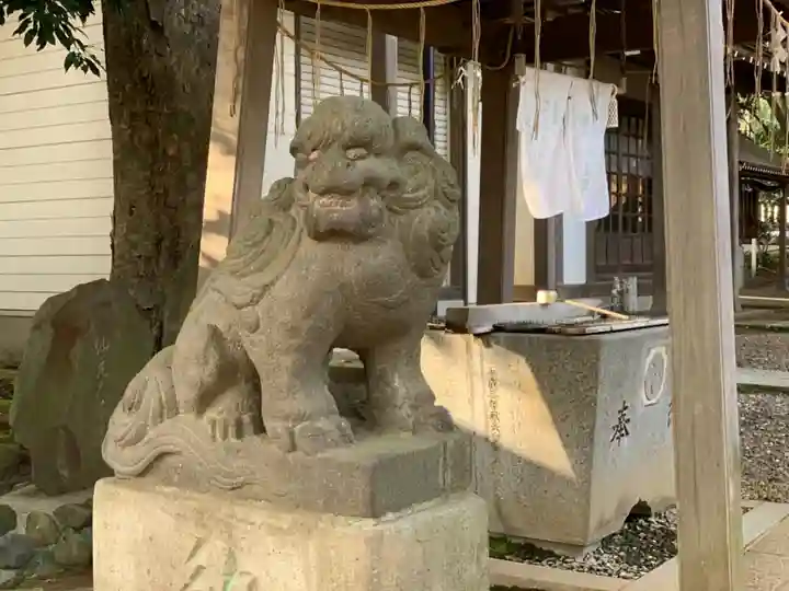 譽田八幡神社の狛犬
