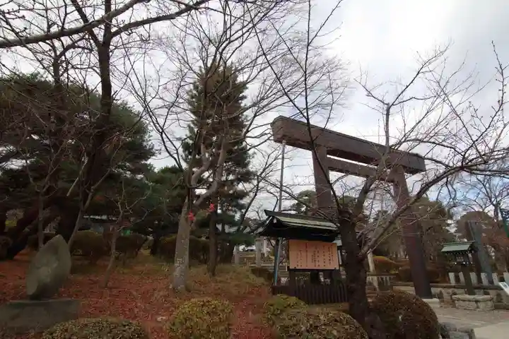 開成山大神宮の鳥居