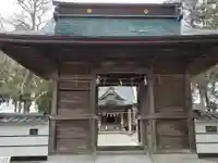 溝口竃門神社の山門・神門