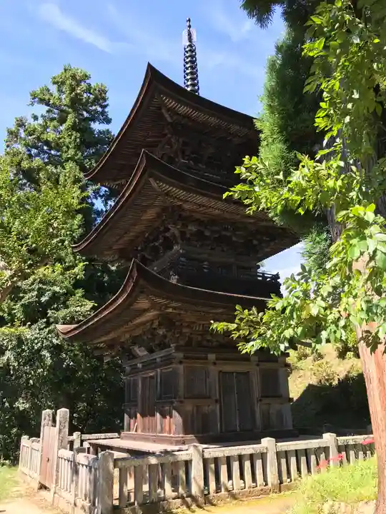 国宝 大法寺の塔