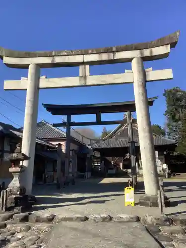 太部古天神社の鳥居