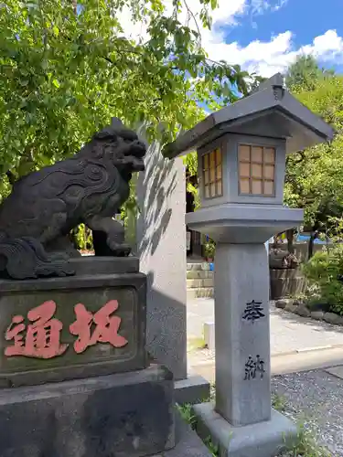 牛天神北野神社の狛犬