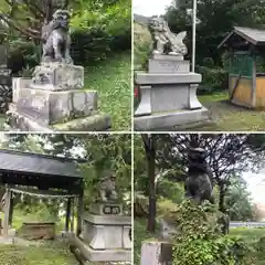 夕張神社の狛犬