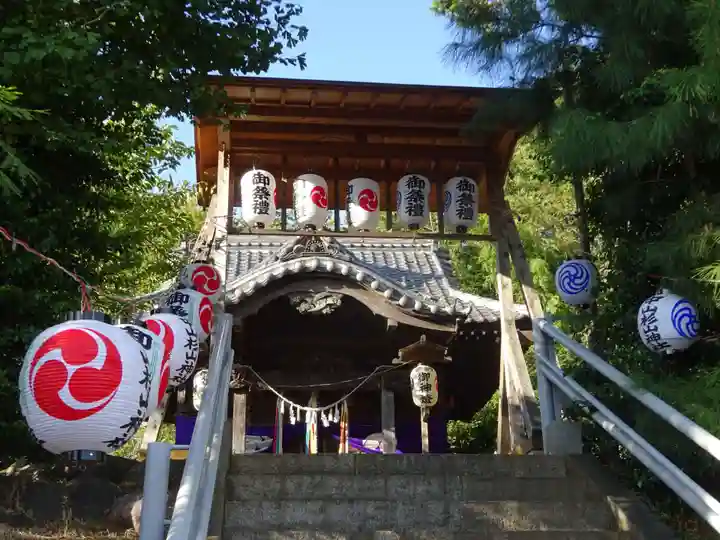 中山杉山神社の本殿・本堂