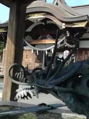 子守神社の手水舎