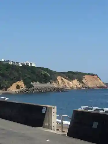 片田稲荷神社の景色