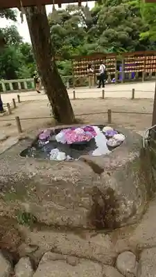 宝満宮竈門神社の手水舎