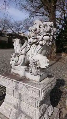 七郷神社の狛犬