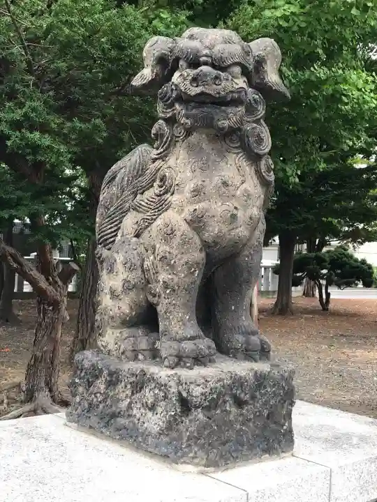 札幌村神社の狛犬