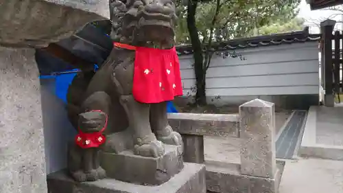 南宮神社の狛犬