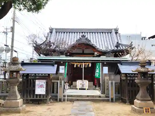 長洲天満宮の本殿・本堂