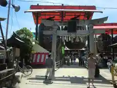 三河一色諏訪神社の鳥居