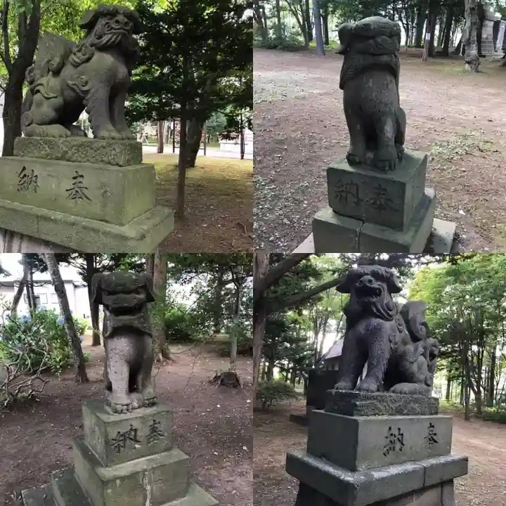 北広島市総鎮守 廣島神社の狛犬