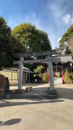 光町稲荷神社の鳥居
