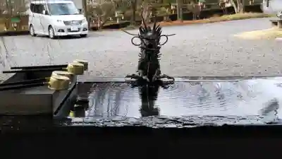 南湖神社の手水舎