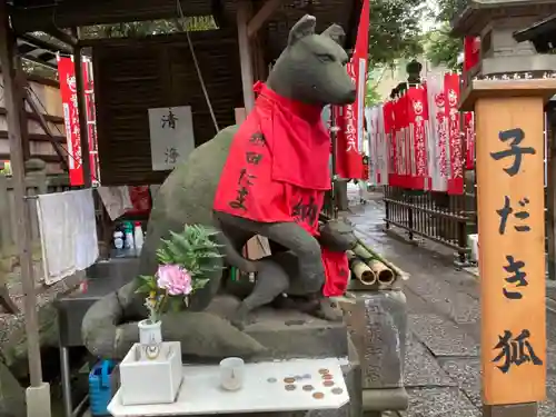 豊川稲荷東京別院の狛犬