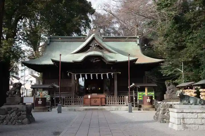 谷保天満宮の本殿・本堂