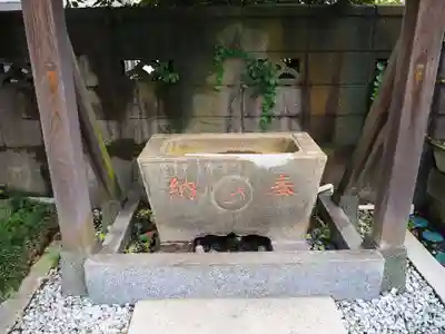 東仲江名天祖神社の手水舎