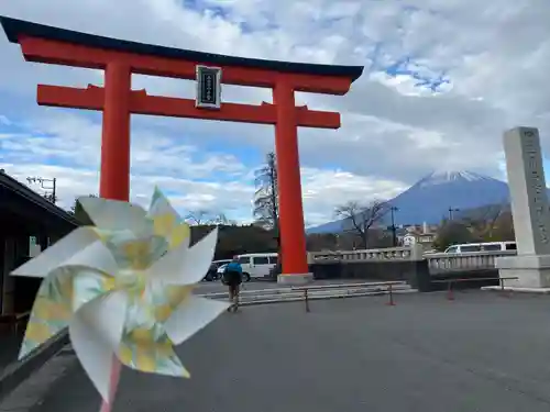 富士山本宮浅間大社の鳥居