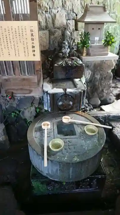 品川神社の手水舎