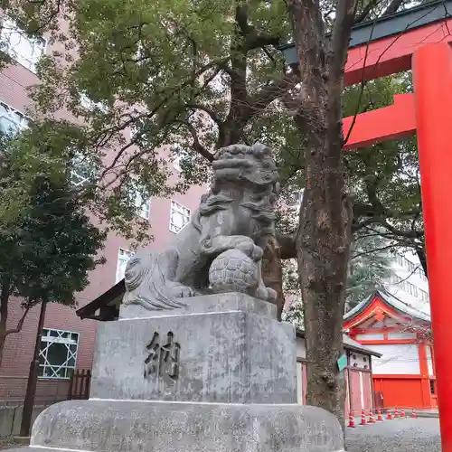 花園神社の狛犬