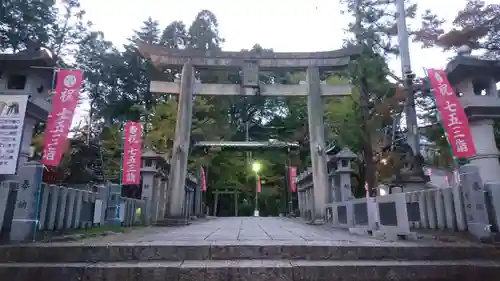 針綱神社の鳥居