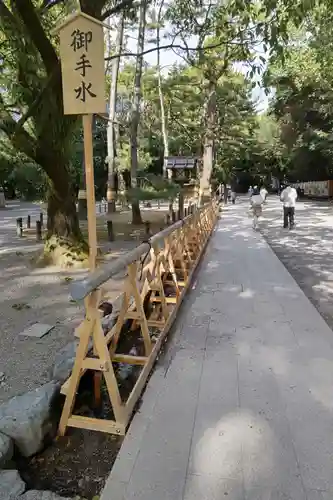 熱田神宮の手水舎