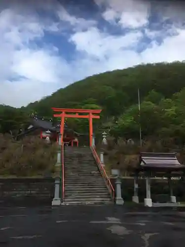 羅臼神社の鳥居