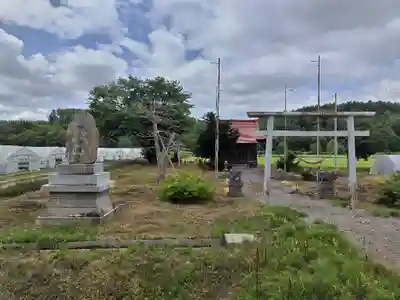 湯内神社（大熊神社）の鳥居