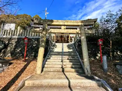 男山八幡宮の鳥居