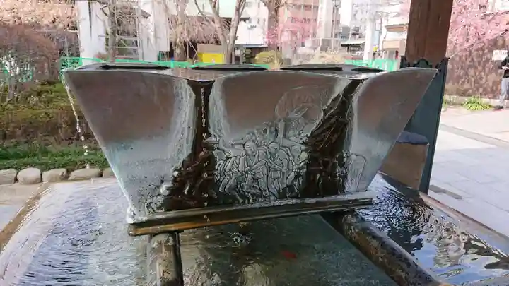 櫛田神社の手水舎
