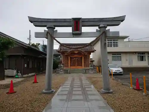 深田山神社の鳥居