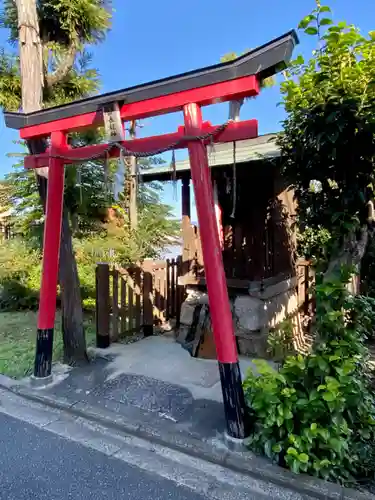 白長龍神神社の鳥居