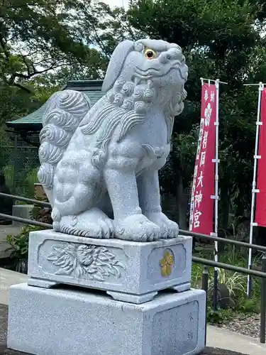 櫻岡大神宮の狛犬