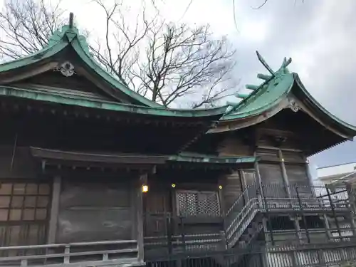 鵜ノ木八幡神社の本殿・本堂