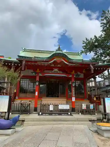 綱敷天満宮の本殿・本堂