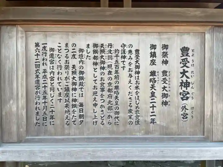 伊勢神宮外宮(豊受大神宮)の歴史