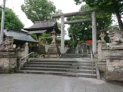 安積國造神社の鳥居