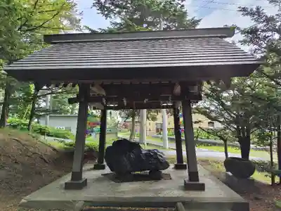東神楽神社の手水舎