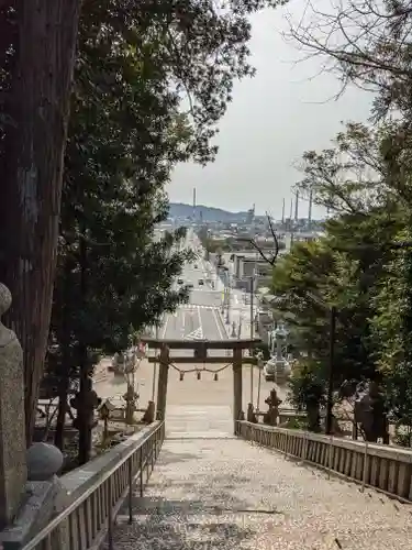 山﨑八幡宮の景色