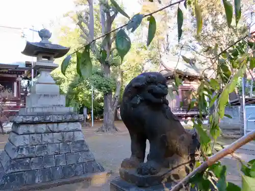 諏訪神社の狛犬