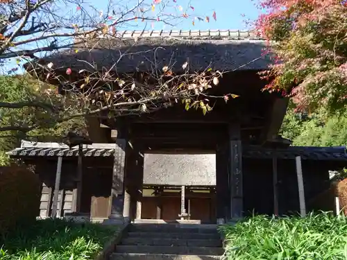 横浜　西方寺の山門・神門